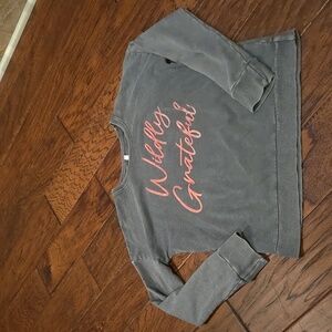 Boutique Wildly Gratful Girls Sweatshirt YXL